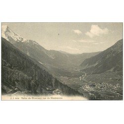 carte postale ancienne 74 CHAMONIX. Vallée vue du Montenvers