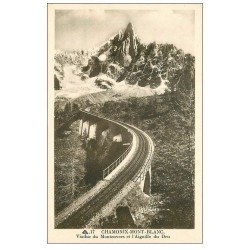 carte postale ancienne 74 CHAMONIX. Viaduc Montenvers