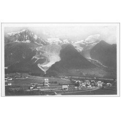 carte postale ancienne 74 CHAMONIX. Village Bossons Glacier Taconay
