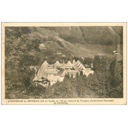 carte postale ancienne 74 CHARTREUSE-DU-REPOSOIR. Monastère 1936