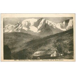 carte postale ancienne 74 COMBLOUX. Le Mont Blanc 1933