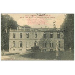carte postale ancienne 14 CHATEAU DE CANON 1912