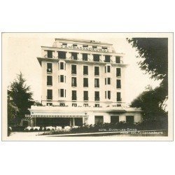 carte postale ancienne 74 EVIAN-LES-BAINS. Hôtel des Ambassadeurs. Carte Photo