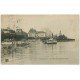 carte postale ancienne 74 EVIAN-LES-BAINS. Le Port 1910