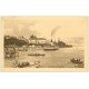 carte postale ancienne 74 EVIAN-LES-BAINS. Le Port. Collection Source Cachat