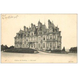 carte postale ancienne 14 CHATEAU DE COMBRAY 1906 mais vierge