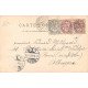 carte postale ancienne 74 LA ROCHE SUR FORON. Tour et Couvent Capucins. Timbre 1 et 2 centimes 1903