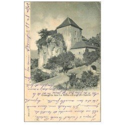 carte postale ancienne 74 LA ROCHE-SUR-FORON. Château du Saix 1902