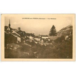 carte postale ancienne 74 LA ROCHE-SUR-FORON. Vue générale