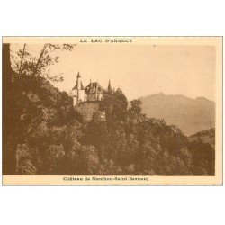 carte postale ancienne 74 LAC ANNECY. Château Menthon-Saint-Bernard