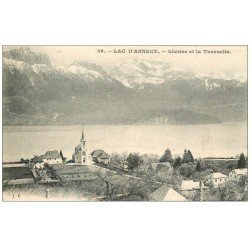 carte postale ancienne 74 LAC ANNECY. Sévrier et Tournette