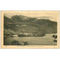 carte postale ancienne 74 LAC ANNECY. Talloires et Tournette