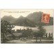 carte postale ancienne 74 LAC ANNECY. Talloires. Voiture descente du Toron. Duingt et Entreverne 1915