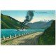 carte postale ancienne 74 LAC ANNECY. Vapeur et Route d'Albertville