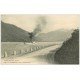 carte postale ancienne 74 LAC D'ANNECY et ROUTE D'ALBERVILLE. Bateau à vapeur