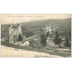 carte postale ancienne 74 LE PONT DE LA CAILLE 50