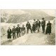 74 LES BOSSONS. Alpinistes Excursions. Rare Carte Photo Famille Barrioz. Saint-Gervais-les-Bains