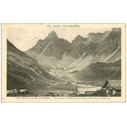 carte postale ancienne 74 LES CHALETS DE DORAN. Pointe-Percée 1939