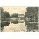 carte postale ancienne 14 CHATEAU DE MANEVILLE et l'Etang 1914