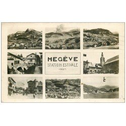 carte postale ancienne 74 MEGEVE. Station 1950 carte photo