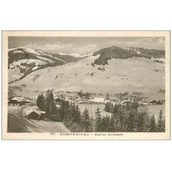 carte postale ancienne 74 MEGEVE. Station hivernale 1935