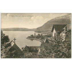carte postale ancienne 74 MENTHON SAINT-BERNARD. Palace Hôtel et la Baie