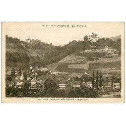 carte postale ancienne 74 MENTHON SAINT-BERNARD. Vue générale 1929