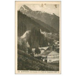 carte postale ancienne 74 MONTRIOND 1928 Pointe de Ressachaux