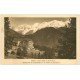 carte postale ancienne 74 PASSY. Grand Hôtel Mont Blanc ( pli coin gauche )...