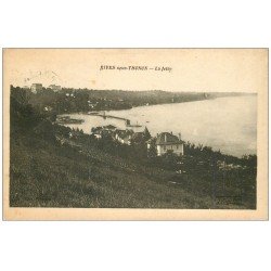 carte postale ancienne 74 RIVES-SOUS-THONON. La Jetée 1930