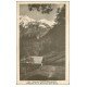 carte postale ancienne 74 ROUTE DU FAYET CHAMONIX. Echappée Mont Blanc 1928