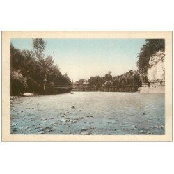 carte postale ancienne 74 RUMILLY. Le Pont des Îles 1949