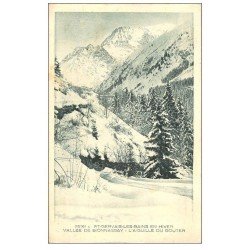 carte postale ancienne 74 SAINT-GERVAIS-LES-BAINS. Bionnassay Aiguille du Gouter 1938