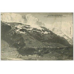 carte postale ancienne 74 SAINT-GERVAIS-LES-BAINS. Chaîne du Mont Blanc