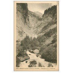 carte postale ancienne 74 SAINT-GERVAIS-LES-BAINS. Gorges de la Gruvaz