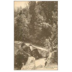 carte postale ancienne 74 SAINT-GERVAIS-LES-BAINS. Pont du Diable. Edition Baud