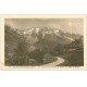 carte postale ancienne 74 SAINT-GERVAIS-LES-BAINS. Route Saint-Nicolas de Véroce et Dôme Miage 1936