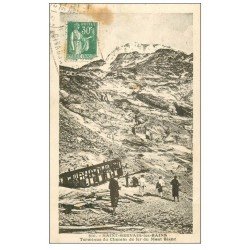 carte postale ancienne 74 SAINT-GERVAIS-LES-BAINS. Terminus Chemin de Fer Mont Blanc