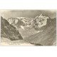 carte postale ancienne 74 SAINT-GERVAIS-LES-BAINS. Tramway du Mont Blanc. Timbre rare Orléans de 50 Centimes 1929