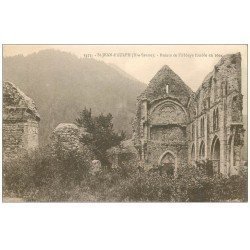 carte postale ancienne 74 SAINT-JEAN D'AULPH AULPS. Ruines Abbaye