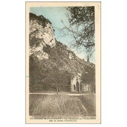 carte postale ancienne 74 SAINT-JEOIRE EN FAUCIGNY. Chapelle Turchon route Onnion 1934