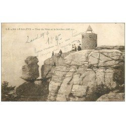 carte postale ancienne 74 SALEVE. Tour du Piton et Sorcière 1919