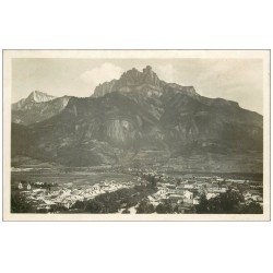 carte postale ancienne 74 SALLANCHES. Aiguilles de Warens 1938. Carte photo