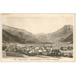carte postale ancienne 74 SALLANCHES. Vallée de Magland 1925