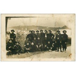 74 SILLENGY. Chasseurs Alpins 1910. Cpa Photo rare...