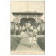 carte postale ancienne 74 THONON-LES-BAINS. La Buvette 1909