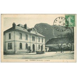 carte postale ancienne 74 THORENS. La Mairie 1923