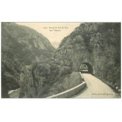carte postale ancienne 74 VAL DE FIER. Les Tunnels 1237