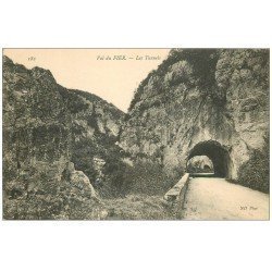 carte postale ancienne 74 VAL DE FIER. Les Tunnels 182