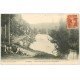 14 CLECY. Ouvriers Terrassiers et les Rochers de la Cambronnerie 1915
